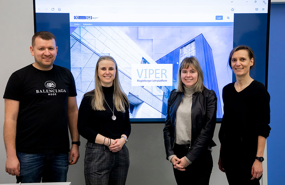 Team der e-learning-Plattform &bdquo;VIPER&ldquo;